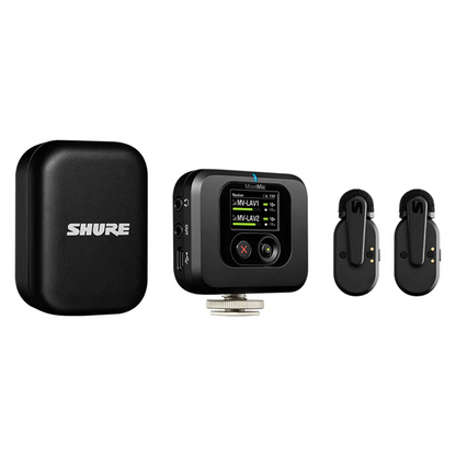 Shure MoveMic Two Receiver Kit Two Channel Wireless Lavalier Microphone System