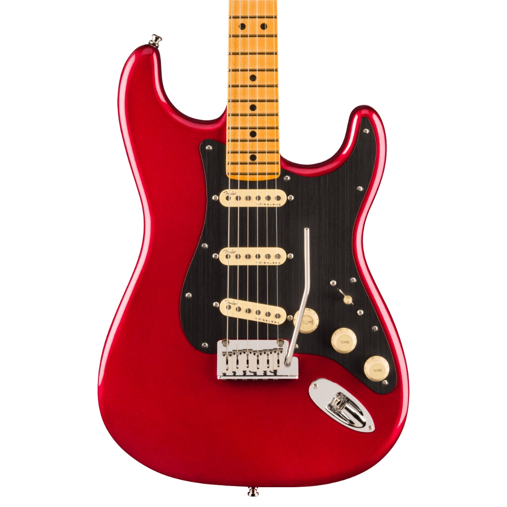 Fender Amrican Ultra II Stratocaster Maple Fingerboard Electric Guitar in Sinister Red