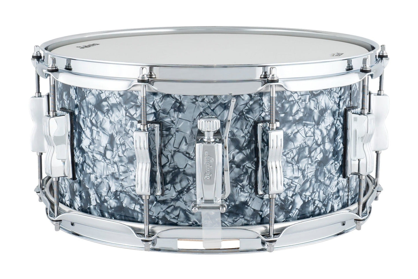 Ludwig Neusonic 6.5x14 Snare Drum in Steel Blue Pearl