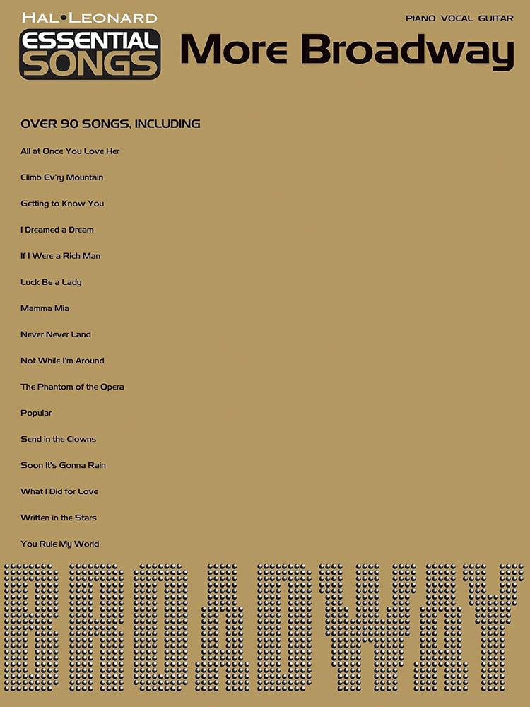 More Broadway Essential Songs PVG
