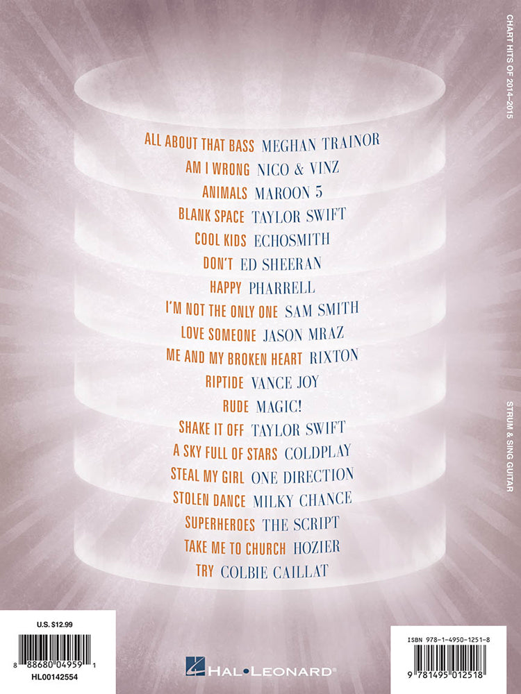 Chart Hits Of 2014-2015 Strum & Sing