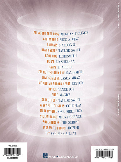 Chart Hits Of 2014-2015 Strum & Sing