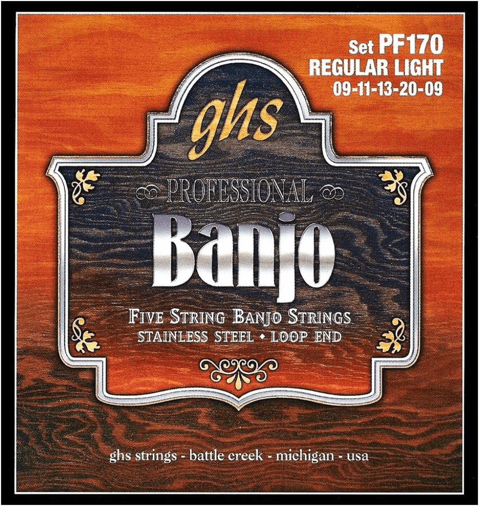 GHS PF170 5 String Banjo 9-20/9