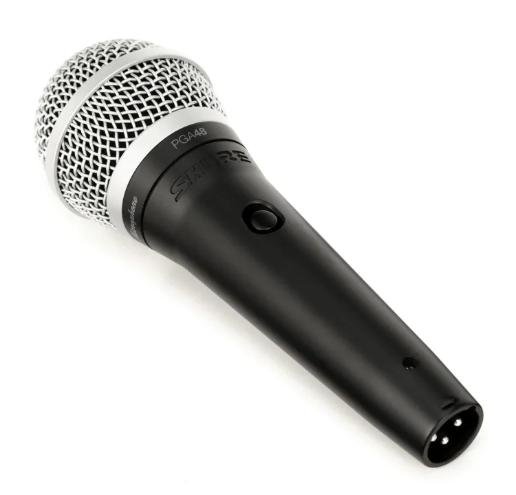 SHURE PGA 48 Dynamic Microphone with XLR-QTR Cable