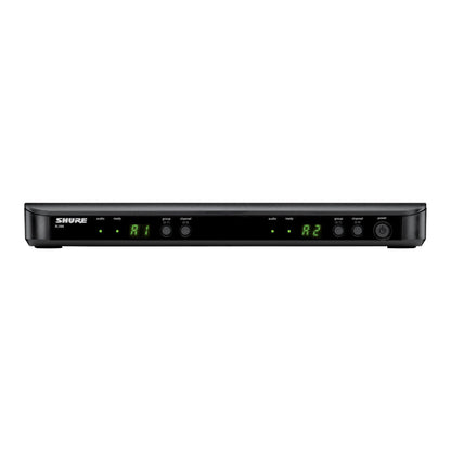 Shure BLX1288 PG58 & CVL Dual Channel Wireless Combo Mic System 614-638MHz