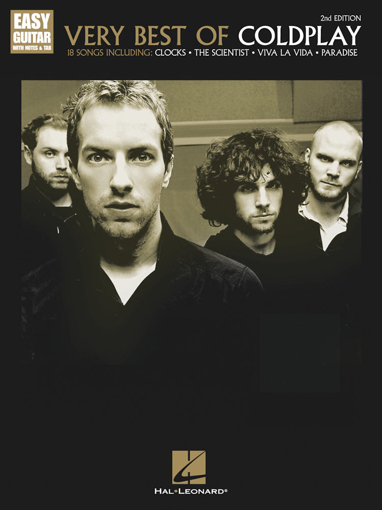 Very Best Of Coldplay Easy Guitar Tab 2nd Edition