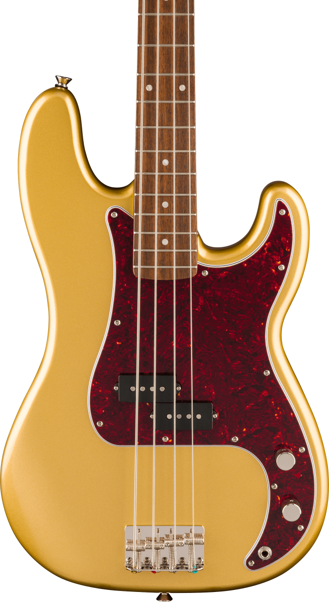 Squier FSR Classic Vibe 60s Precision Bass, Laurel Fingerboard, Tortoishell Pickguard in Aztec Gold
