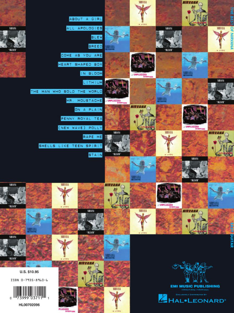 The Best of Nirvana Easy Guitar with Notes & Tab
