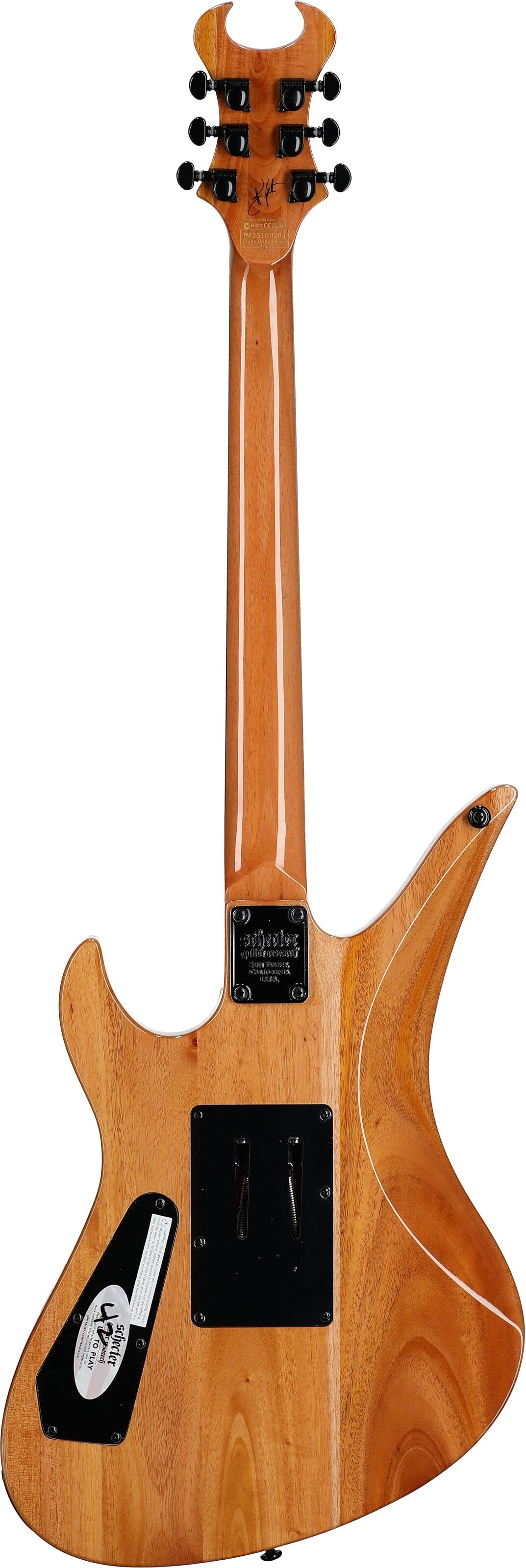 Schecter Synyster Standard Plus Electric Guitar in Gloss Natural