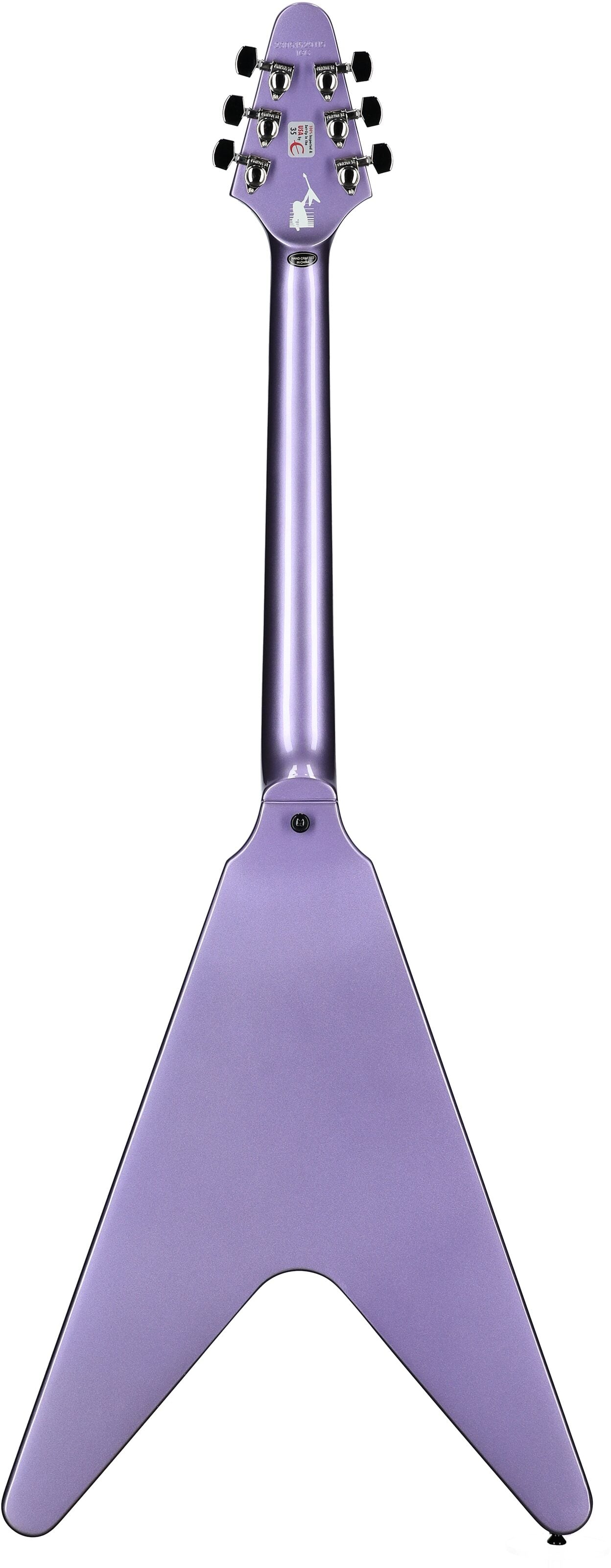 Epiphone Kirk Hammett 1979 Flying V Electric Guitar In Purple