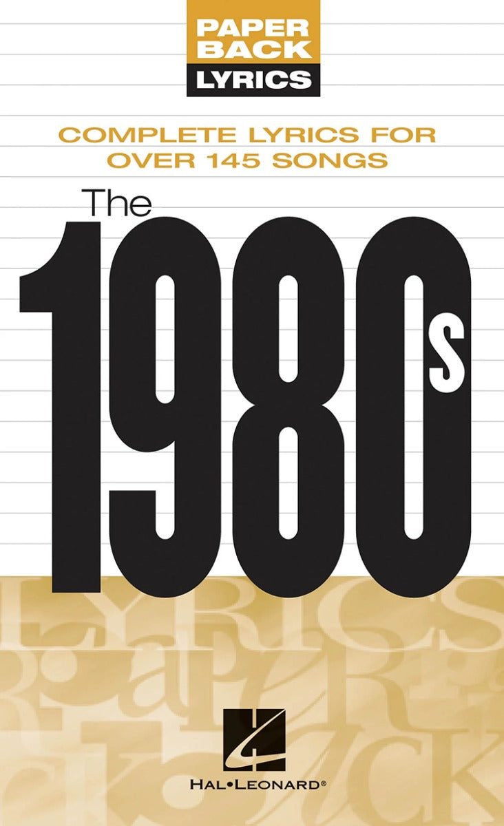 Paperback Lyrics The 1980s