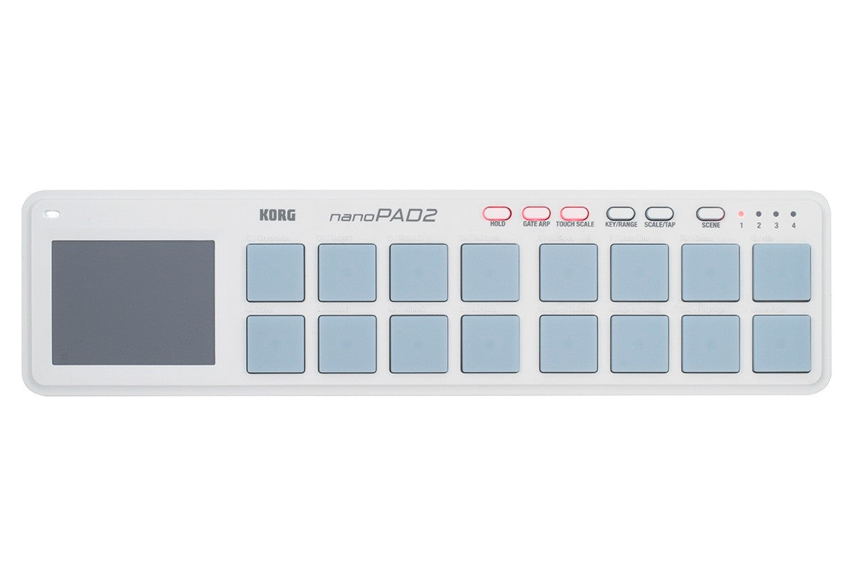 KORG nanoPAD2 Drumpad Controller in White