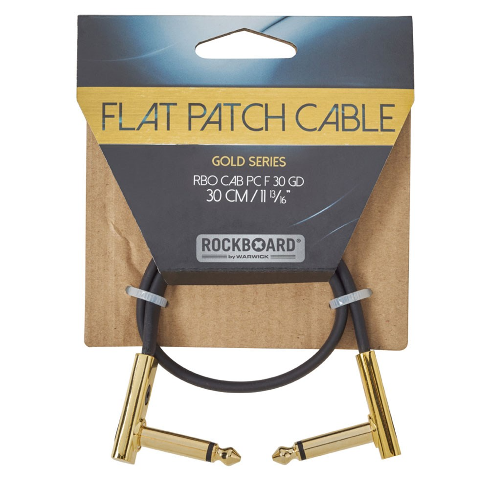 Warwick RockBoard 30 cm Gold Series Flat Patch Cable