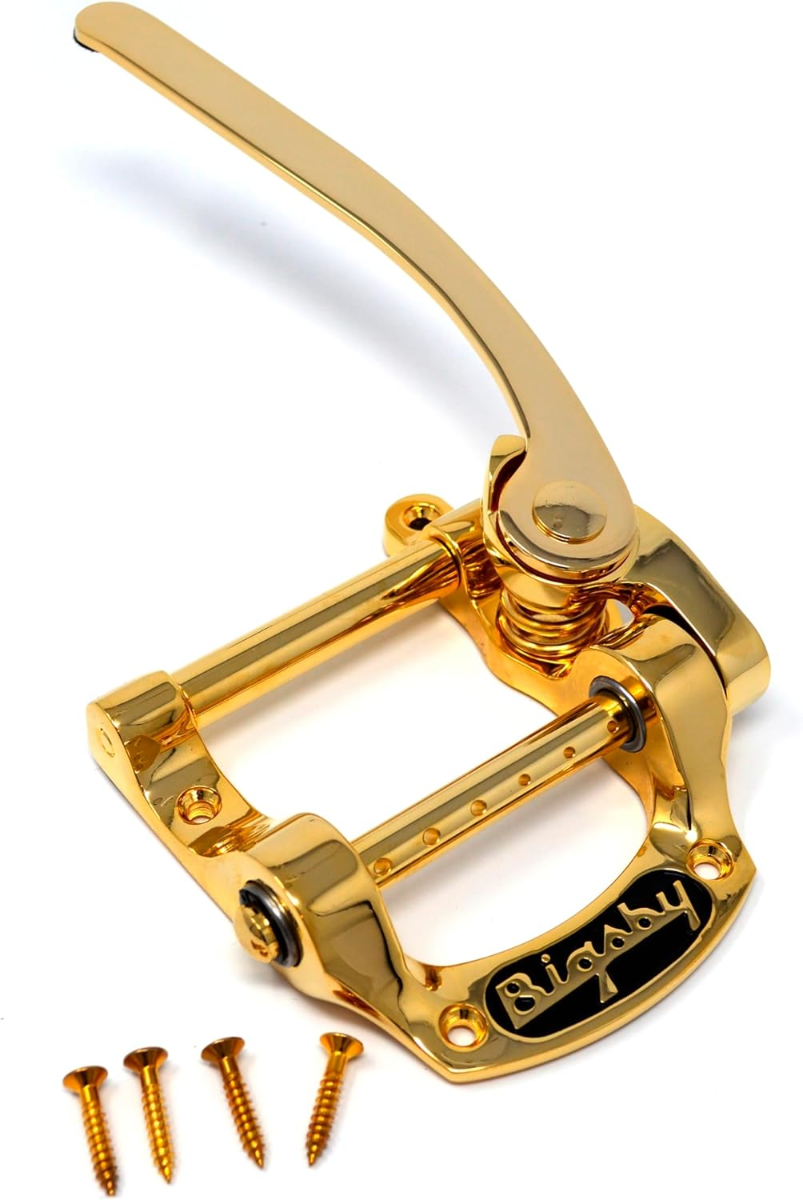 Bigsby B5 Vibrato Tailpiece String-Through in Gold