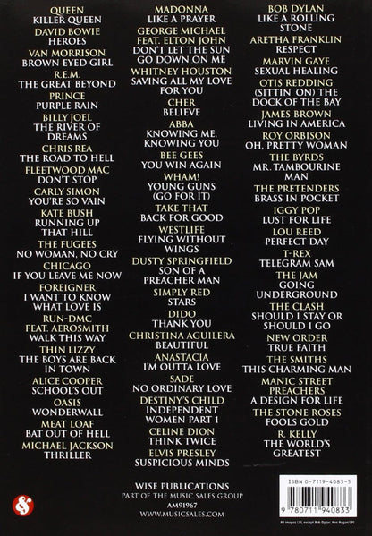The Worlds Greatest Artists And Bands Chord Songbook