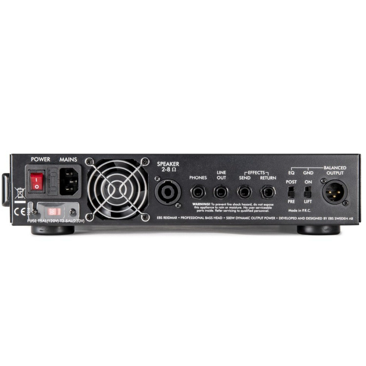 EBS Reidmar 502 Lightweight 500W 2-Ohm Bass Amplifier Head