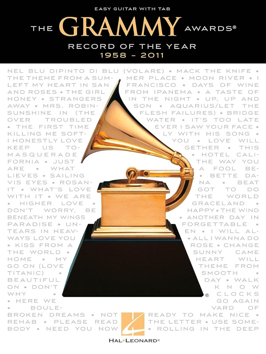 The Grammy Awards Record Of The Year 1958-2011 Easy Guitar With Tab