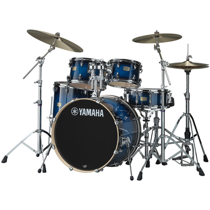 Yamaha Stage Custom Birch Fusion 5 Piece Drum Kit in Deep Blue Sunburst