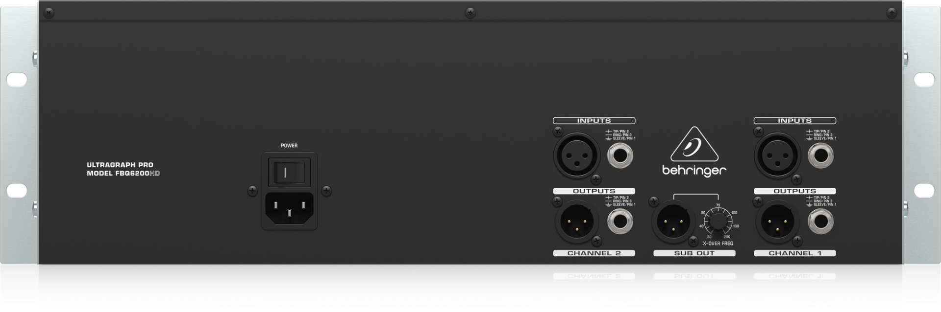 Behringer Ultragraph Pro FBQ6200HD High Definition 31 Band Stereo Graphic Equalizer