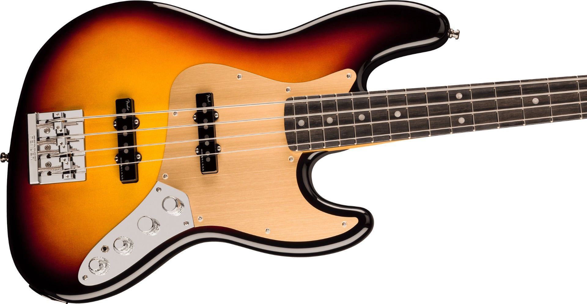 Fender American Ultra II Jazz Bass, Ebony Fingerboard in Ultraburst
