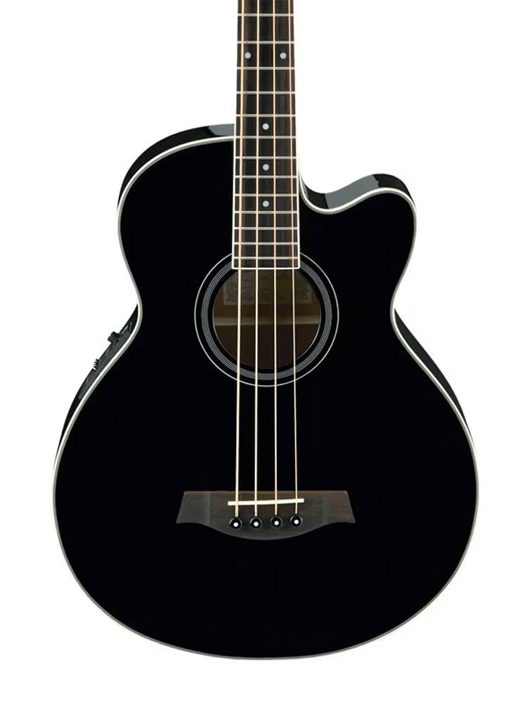 Ibanez AEB8E Acoustic Bass Guitar in Black