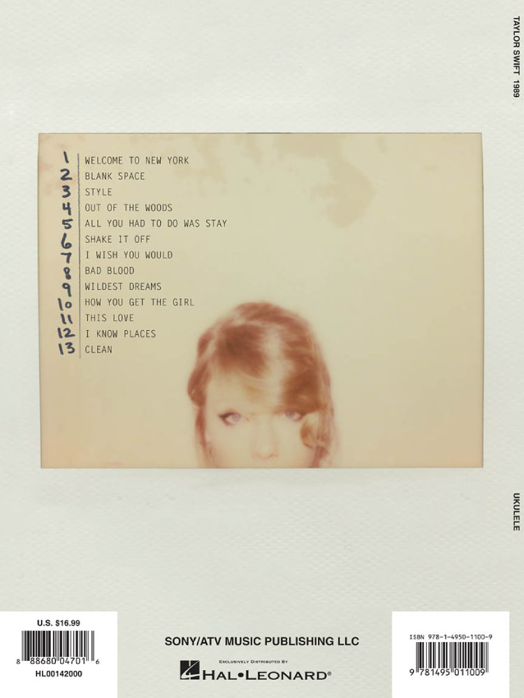 Taylor Swift 1989 For Ukulele