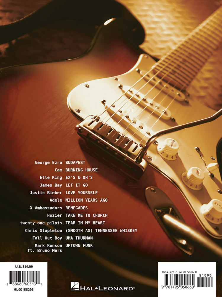 Guitar Tab 2015-2016 12 Of The Hottest Hits