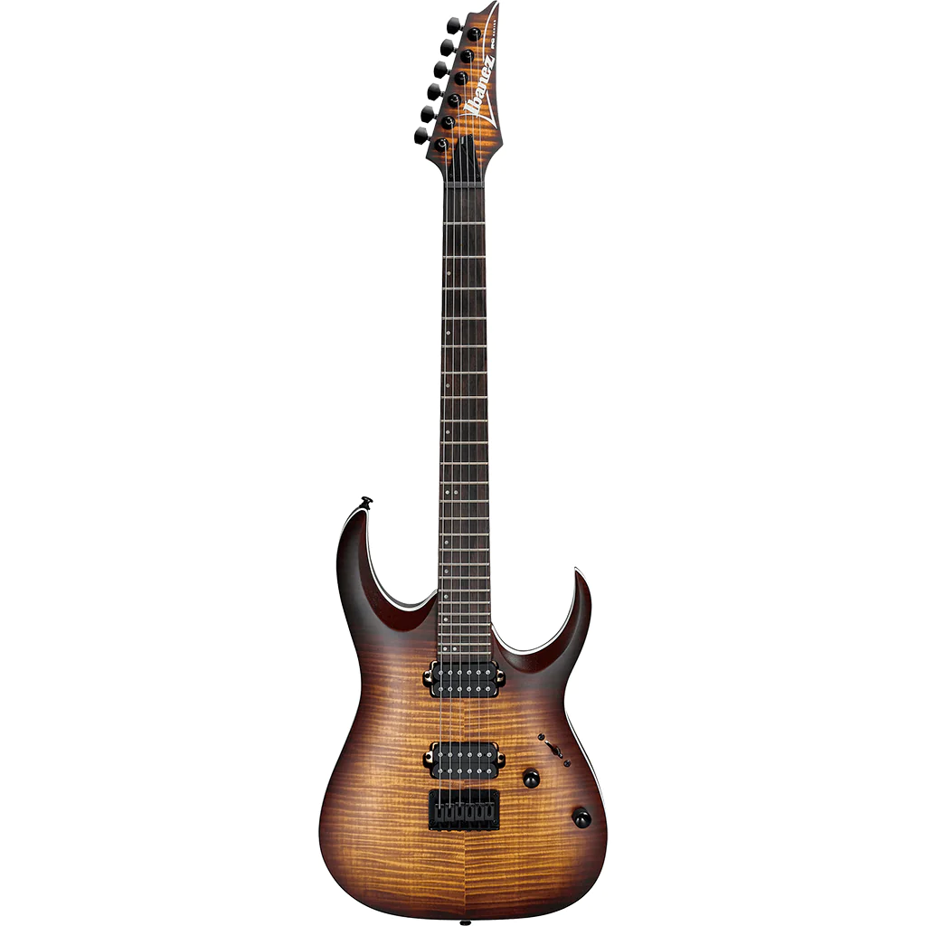 Ibanez RGA42FM Archtop Electric Guitar in Dragon Eye Burst Flat