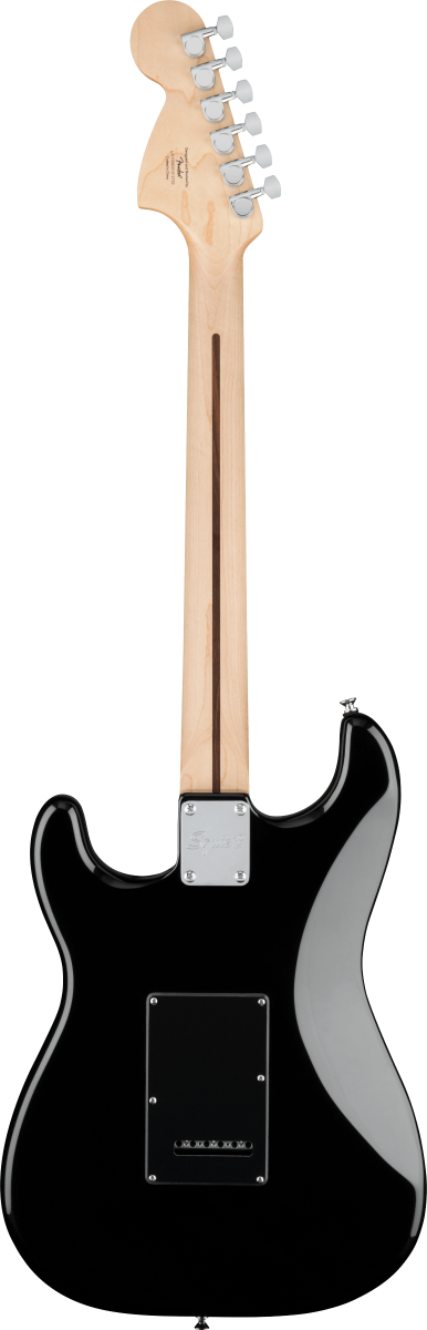 Squier FSR Affinity Series Stratocaster HSS, Maple Fingerboard, Black Pickguard in Black