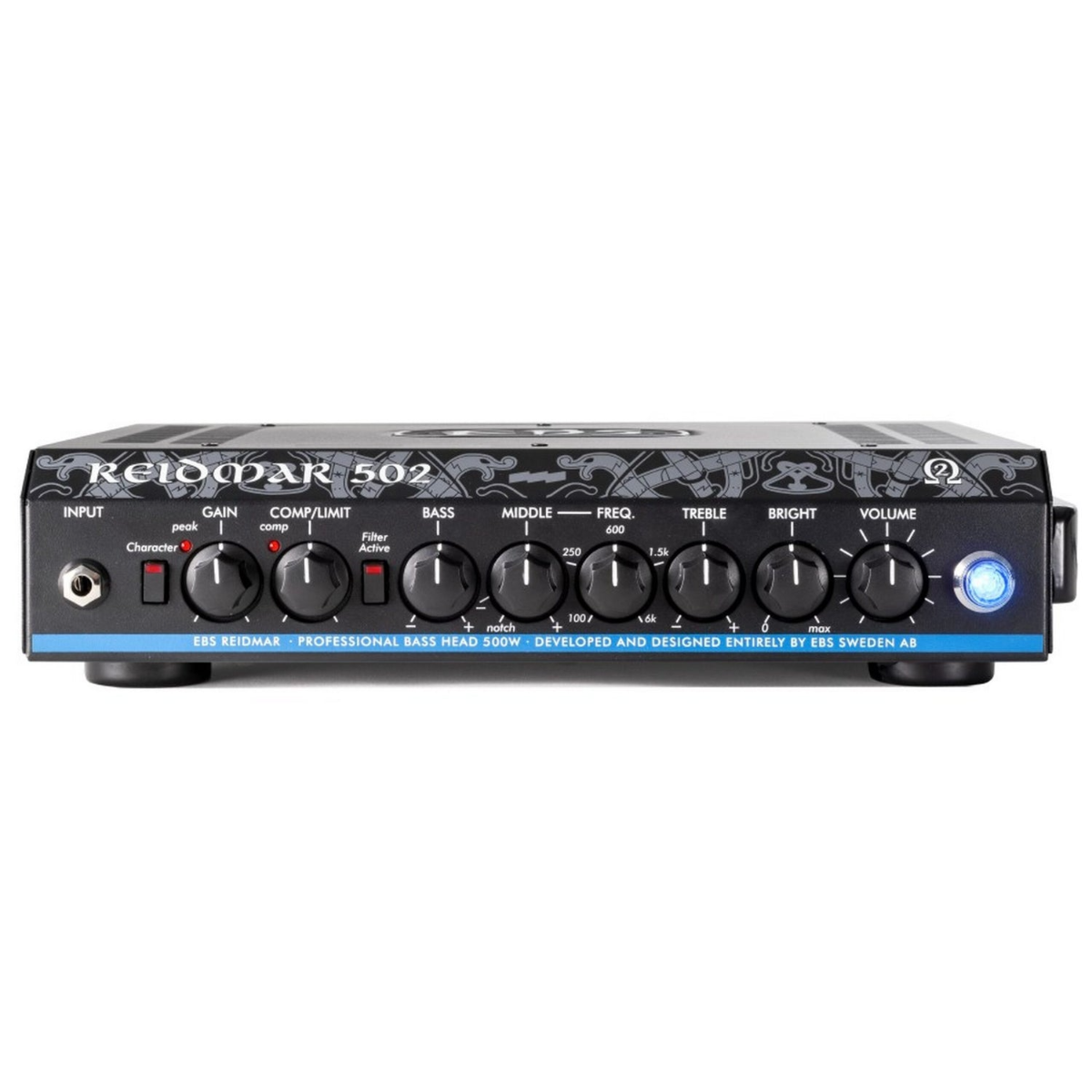 EBS Reidmar 502 Lightweight 500W 2-Ohm Bass Amplifier Head