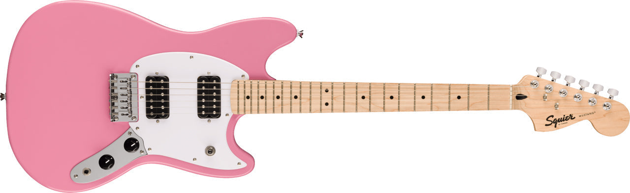 Squier Sonic Mustang HH in Flash Pink