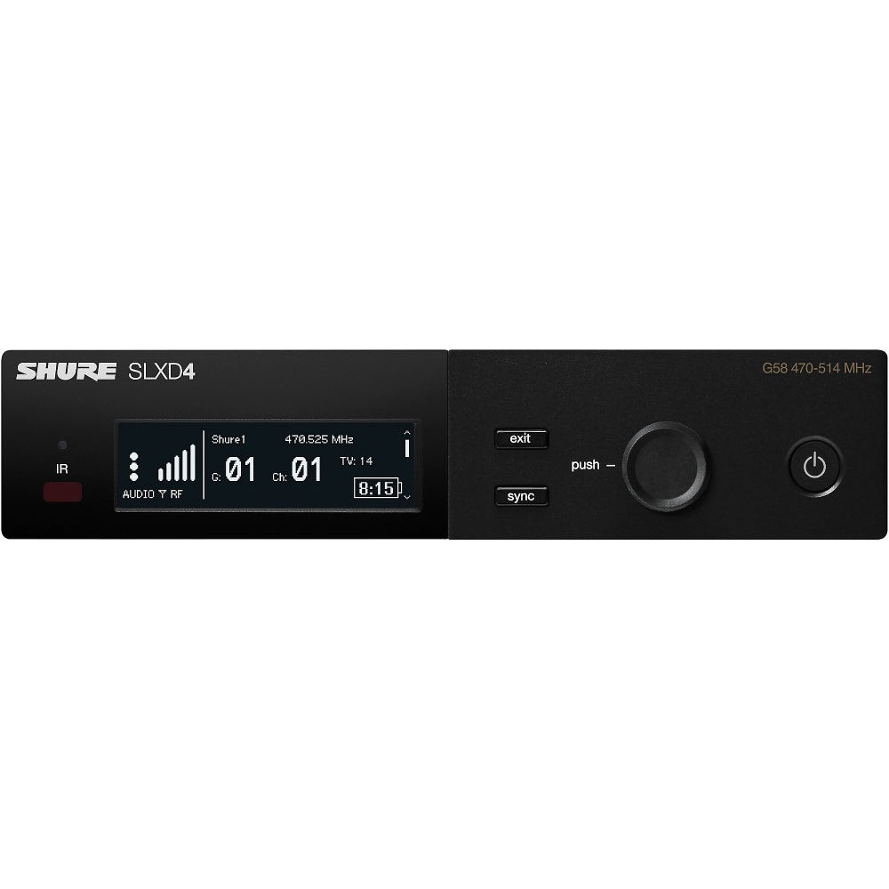 Shure SLXD14/SM35 Wireless System with SLXD1 Bodypack Transmitter and SM35 Headset Microphone Freq H57 = 520-564MHz