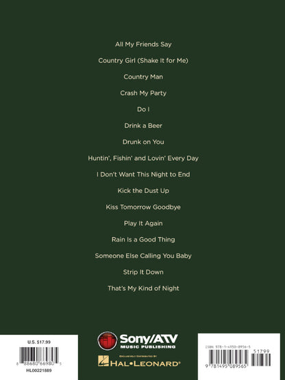 Best Of Luke Bryan PVG