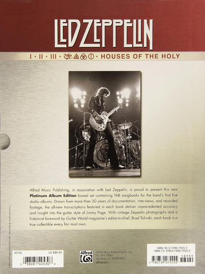 Led Zeppelin I, II, III, IV Houses of the Holy Boxed Set Platinum Album Editions