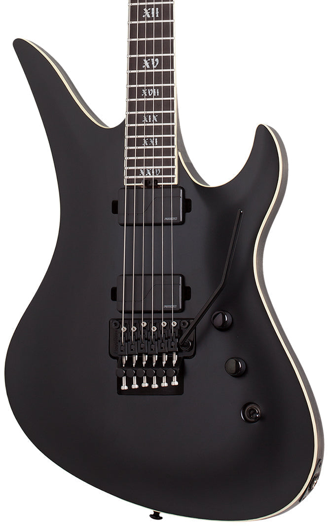 Schecter Avenger FR SLS Elite Evil Twin in Satin Black