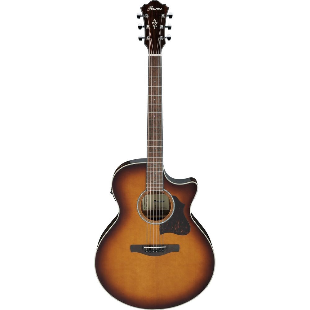 Ibanez AE160 Electric Acoustic Guitar in Vintage Mahogany Sunburst High Gloss
