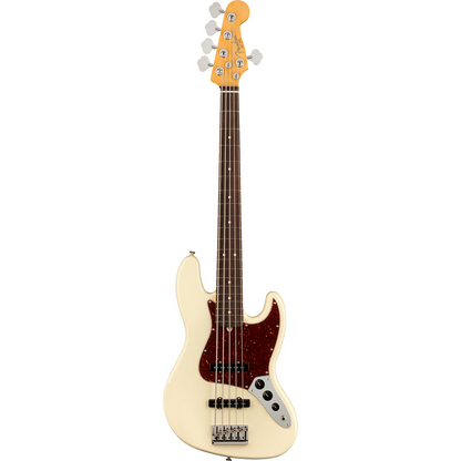 Fender American Professional II Jazz Bass V, Rosewood Fingerboard in Olympic White