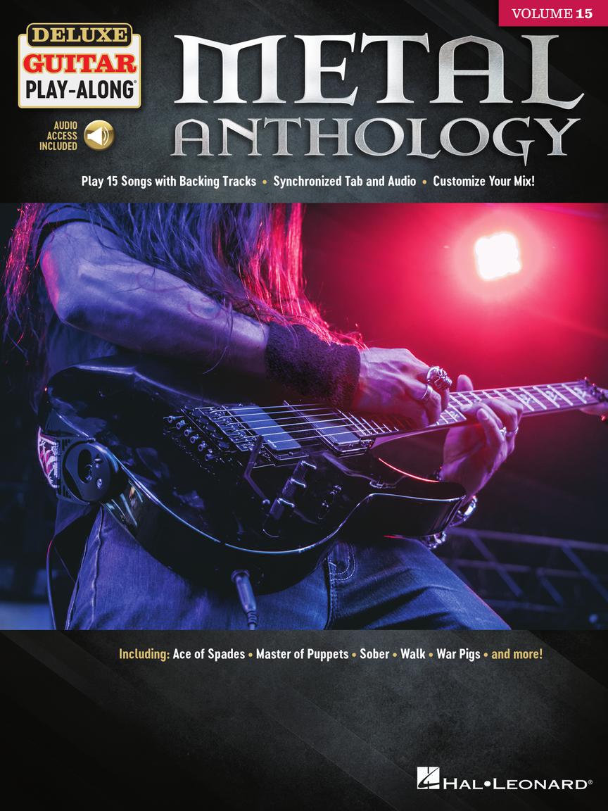 Metal Anthology Deluxe Guitar Playalong Volume 15 BK/OLA