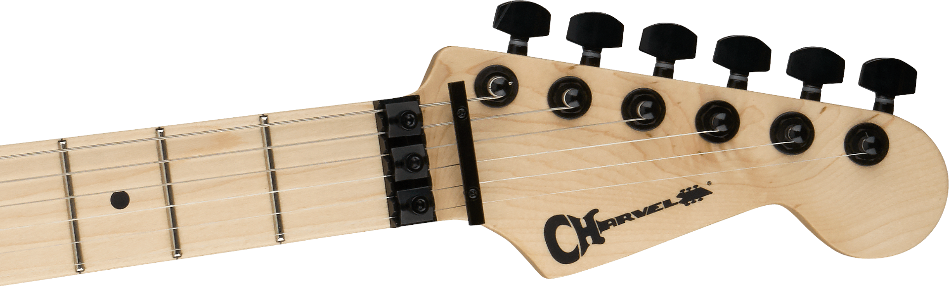 Charvel Pro-Mod San Dimas Style 1 HH FR MPL, Maple Fingerboard in Gloss Black