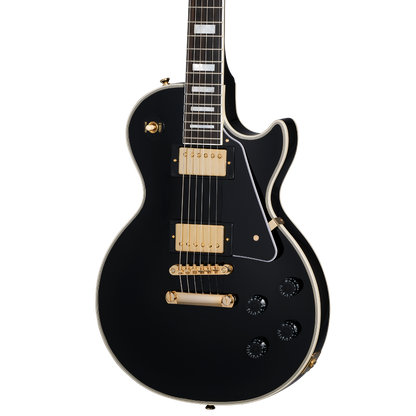 Epiphone "Inspired by Gibson Custom" Les Paul Custom w/Case in Ebony