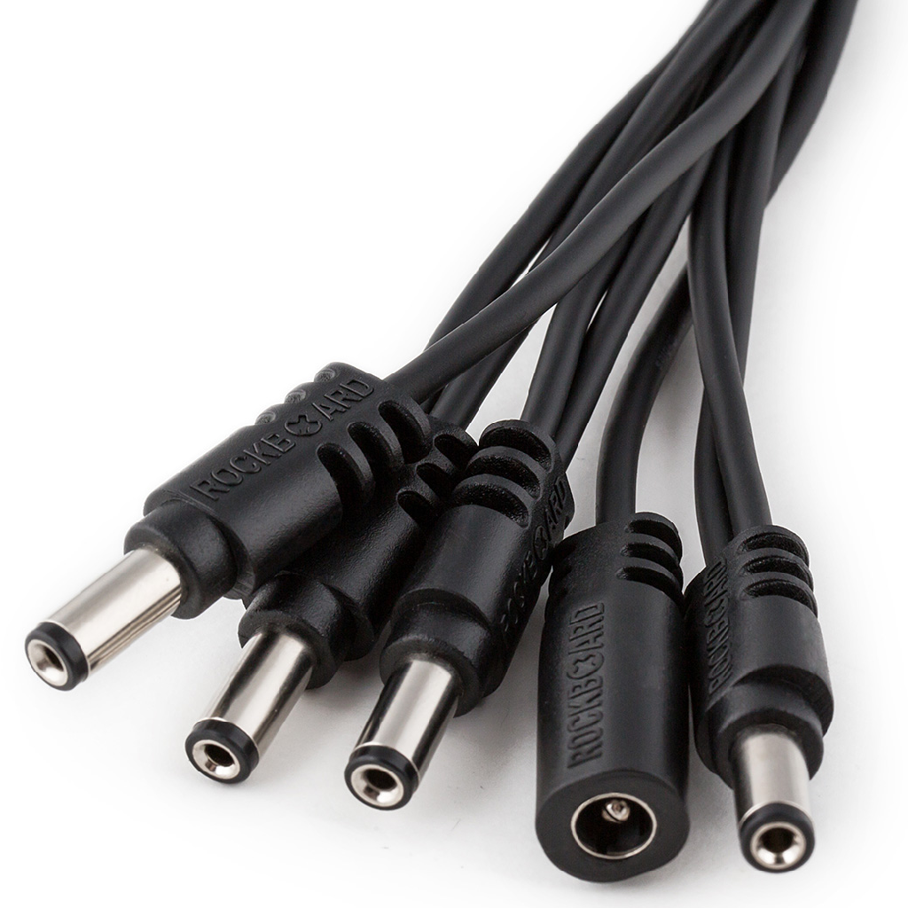 Warwick RockBoard Flat Daisy Chain Cable 8 Outputs Straight