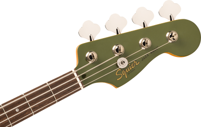 Squier FSR Classic Vibe '60s Jazz Bass, Laurel Fingerboard, Tortoiseshell Pickguard, Matching Headstock in Antique Olive