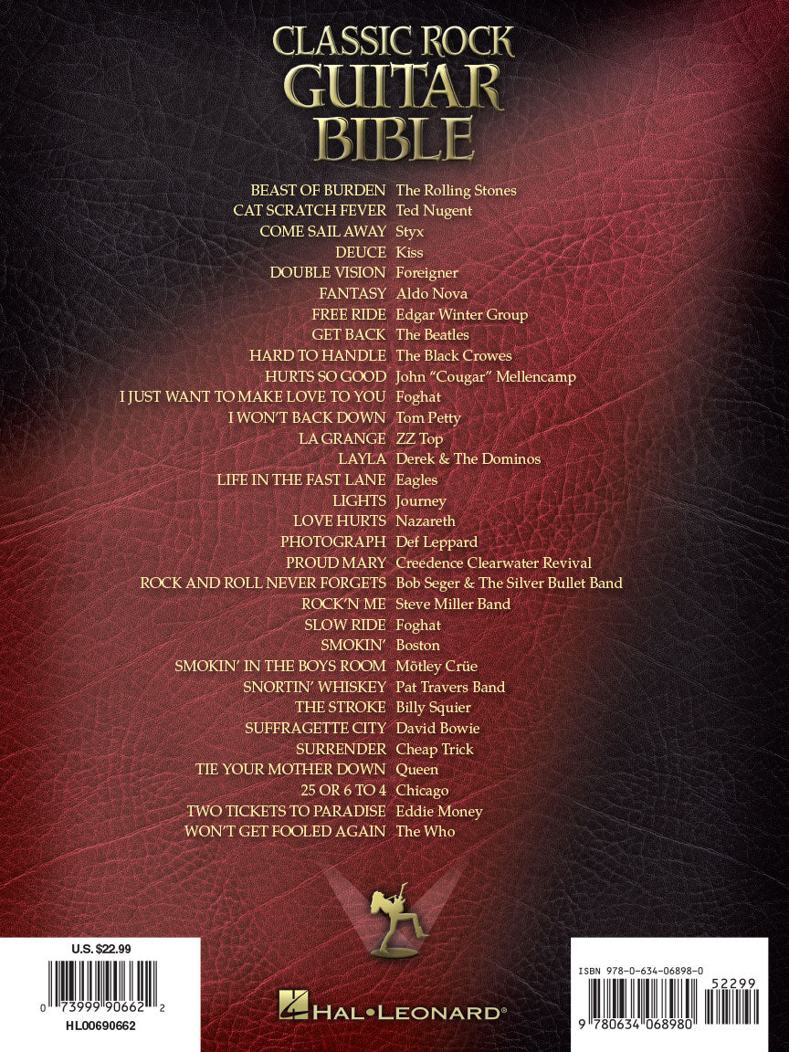 Classic Rock Guitar Bible Tab RV 2nd Edition
