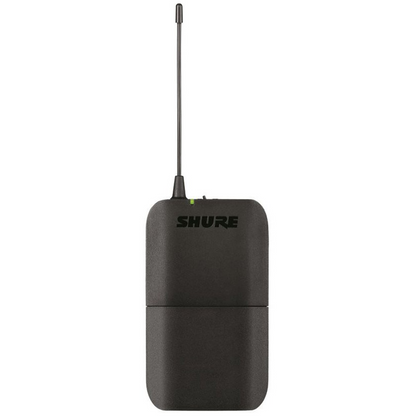Shure Wireless 1/2R Lavalier System BLX1 Tx; WL93 Mic; BLX4R Rx Auto Setup 614-638MHz