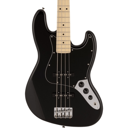 Fender Made in Japan Hybrid II Jazz Bass, Maple Fingerboard in Black