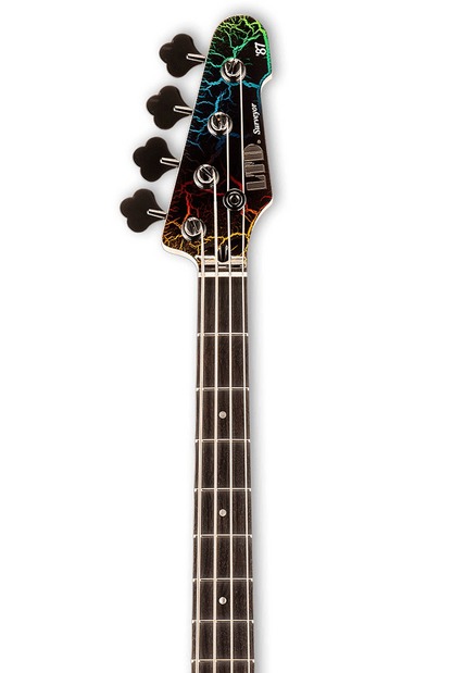 ESP LTD Surveyor '87 in Rainbow Crackle