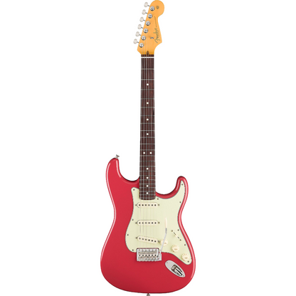 Fender American Professional Classic Stratocaster Electric Guitar, Rosewood Fingerboard in Faded Dakota Red