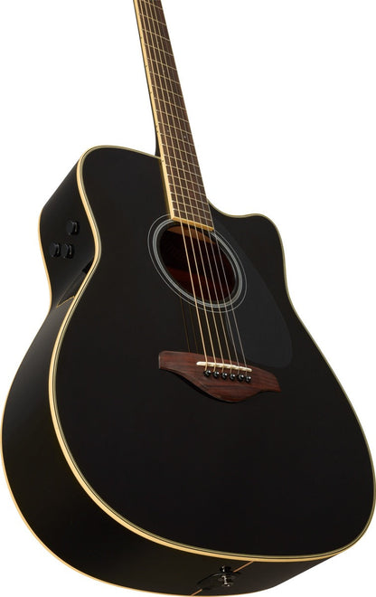 Yamaha FGC TA TransAcoustic Guitar in Black