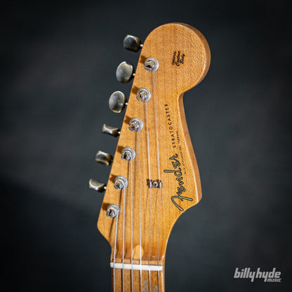 Fender Custom Shop 1959 Stratocaster Journeyman Relic Electric Guitar in Faded Aged Sage Green Metallic