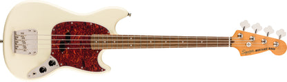 Squier Classic Vibe '60s Mustang Bass, Laurel Fingerboard in Olympic White
